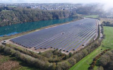 Centrale solaire de Quinpily dans le Morbihan
