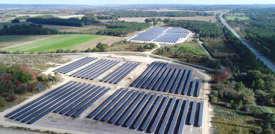 Parc photovoltaïque de La Croix en Dordogne
